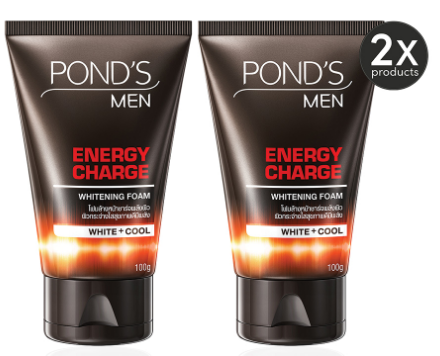 Pond's Men Energy Charge Brightening Facial Wash 100g (Bundle of 2)