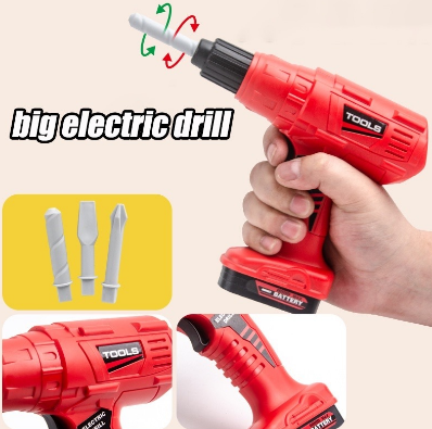 Kids Toolbox Kit Educational Toys Boys Tool Set Simulation Plastic Repair Tools Toys for Kids