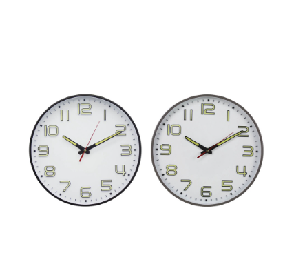 Clemence Nordic Wall Clock 11’’ Inches Easy Read Number Analog Home, Office, Bedroom