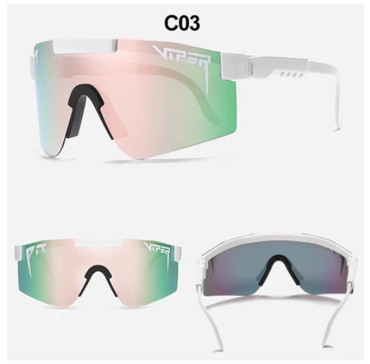 Viper Sports Sunglasses UV400 Outdoor Polarized Sports Eyewear Fashion Bike Bicycle Sunnies Mtb Goggles with Case Protection Cycling