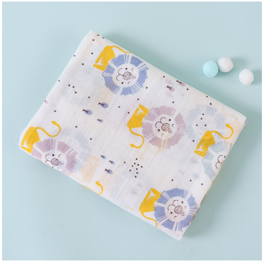 Cotton Baby Swaddle Blanket Play Mat Stroller Nursing Cover B8