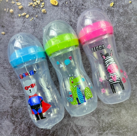 BPA-free Spill-Proof Water and Milk Feeding 330ml Wide Neck Bottle