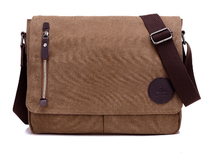 LABER LEE Shoulder Bag Men Canvas Retro Briefcase