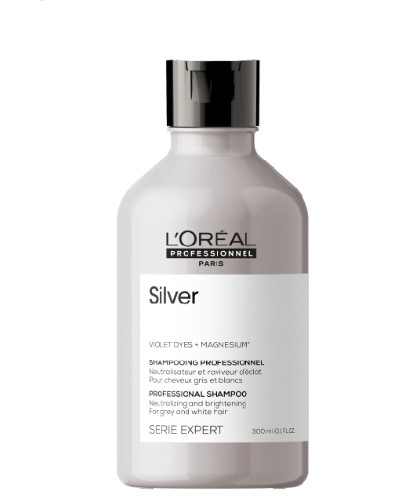 Professionnel Serie Expert Silver Anti-Brassy Purple Shampoo for Bleached Hair 300ML