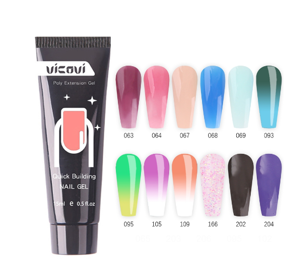 15ML Poly Gel Nail Extension /Nail Gel Extension UV Fast Builder Extension Nail Glue Gel Polish
