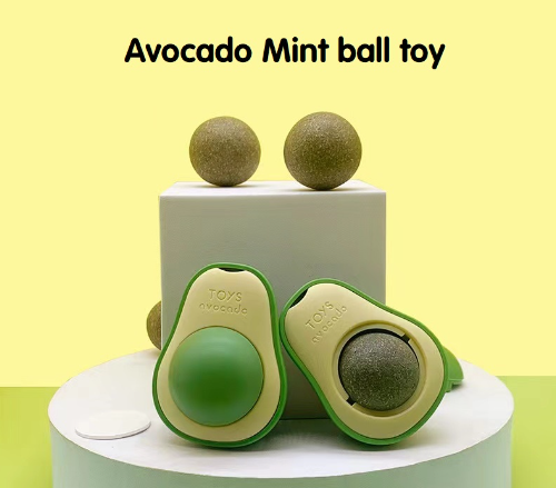 Cat Kitten Toy Avocado Mint Catnip Toy