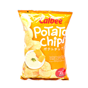 Calbee Potato Chips Cheddar and Sour Cream  170g