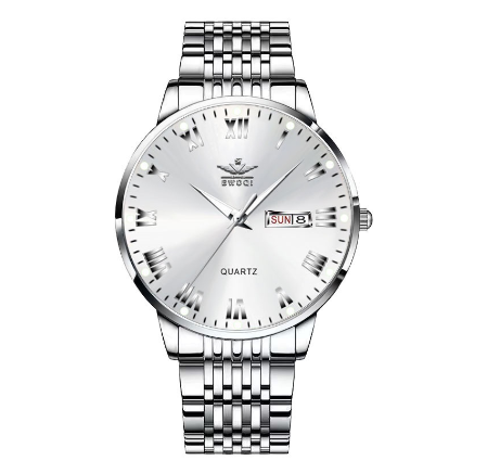 Original Luminous Men's Watch Ultra-Thin Simple Waterproof Calendar Men's Quartz Stainless Steel Watch M6