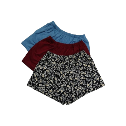 Simply Me Ladies 3-in-1 Cotton Shorts (Assorted)
