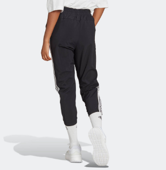 Adidas Lifestyle Essentials 3-Stripes Woven 7/8 Pants Women Black HT3398