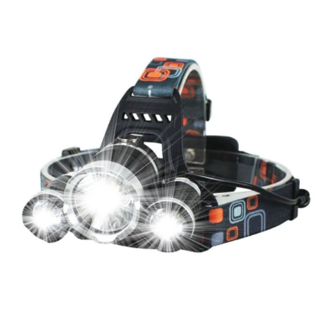Rechargeable Led Head Lamp Outdoor Camping 3t6 Led Flashlight Climbing Essential Equipment UNI ACE
