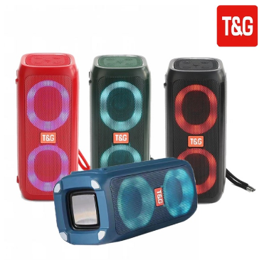 T&G TG-333 TWS Portable Wireless Bluetooth Speaker with Colorful LED Flashing Light and Handstrap