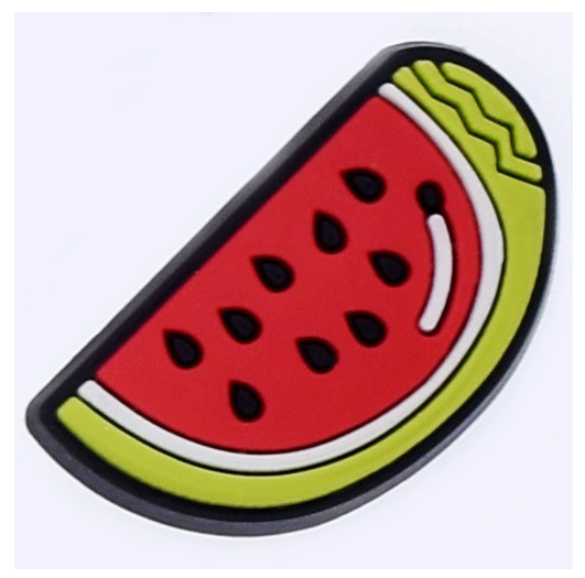 Cartoon Watermelon Pineapple jibits Food Jibitz croc Charm Hole Shoes Decoration for Women DIY jibits Pins Charms Shoe Accessories F12