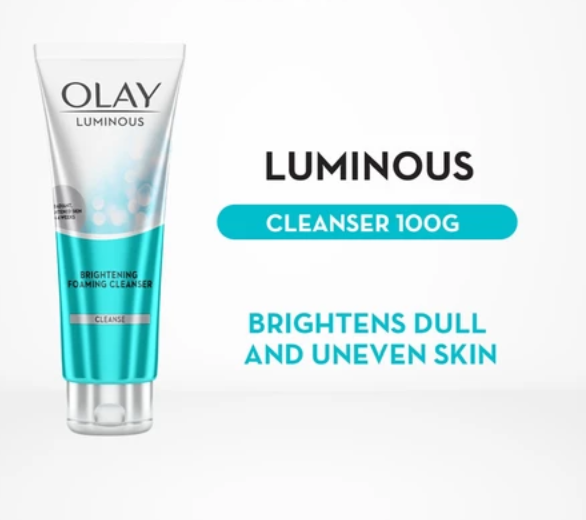 Olay Luminous Foaming Cleanser Brightening Skincare 100 g