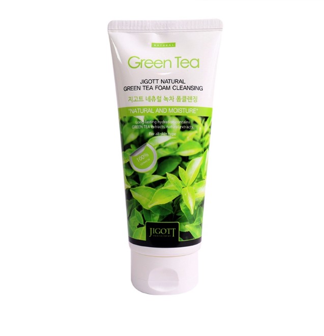 Jigott Natural Green Tea Foam Cleansing