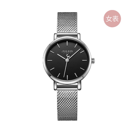 JULIUS Lovers Waterproof Simple Quartz Mesh Watch Ja-1164 1