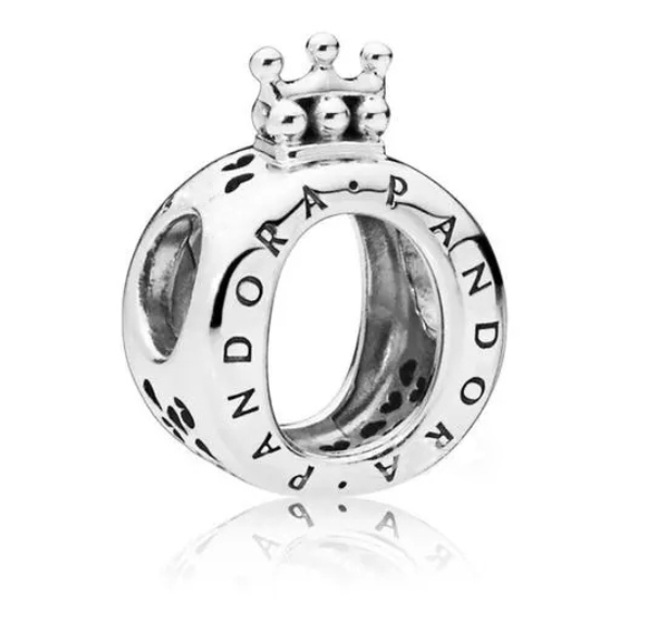 Pandora Classic 925 Silver Charms Crown Heart S925 Charm S2