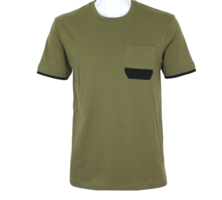 Cubic Men Round Neck Tees T-shirt Plain Shirt Top Top for Men