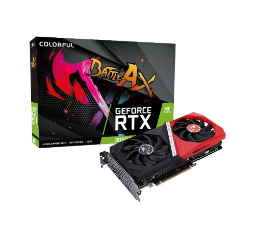 Colorful GeForce RTX 3060 Ti G6X-V / RTX 3060 Ti LHR-V (w/ iGame ARGB GPU Holder) Graphics Card