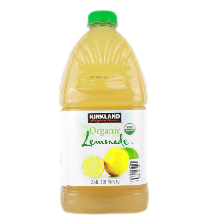 Kirkland Signature Organic Lemonade Juice Drink 2.84L