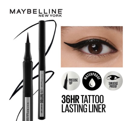 Maybelline Line Tattoo Impact Pen Waterproof Long-lasting Liquid Eyeliner 4G