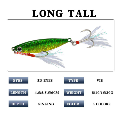 Fishing Lures Jigging Lure Saltwater Jigs Slow Jigging Pitching Lures