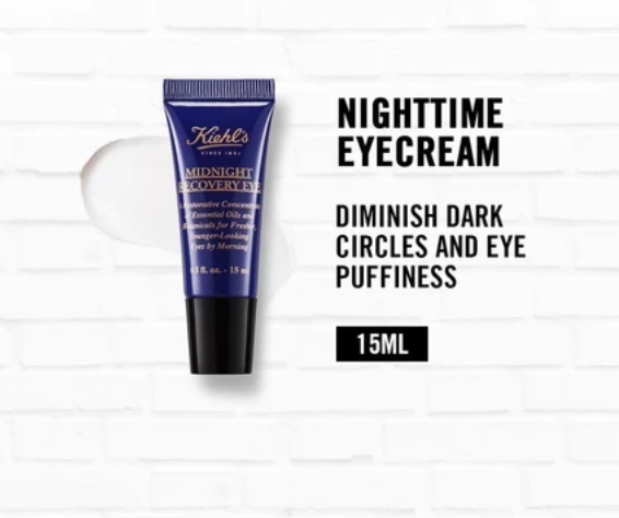 Kiehl's Midnight Recovery Eye – Eye Cream for Dark Circles 15ml