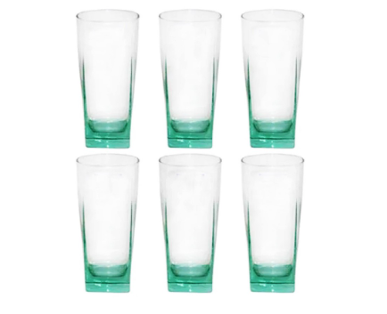 Sterling Ice Green 6pcs 33cl H/B Water Drinking Glass Tumbler Set