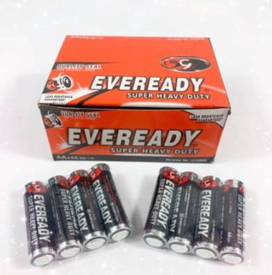 Eveready Super Heavy Duty Battery 10 Packs AA/AAA