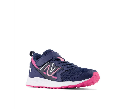New Balance Fresh Foam 650 Bungee Lace with Top Strap Girls Running Shoes - Navy