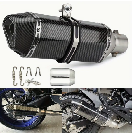Universal Motorcycle Scooter Exhaust Escape Pipe GY6 Z750 CBR125 250 CB400 CB600 YZF FZ400