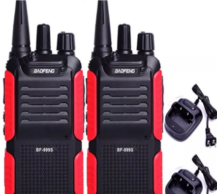 2 Set Baofeng 999s Two way Radio Walkie Talkies