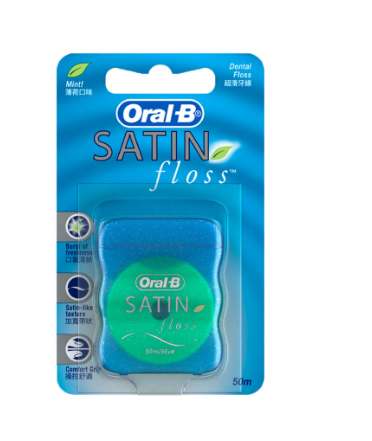 Oral B Satin Floss Mint 50m 1s