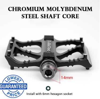 Bicycle 3 Bearings Pedal Aluminum Alloy MTB bike Quick Release Ultralight