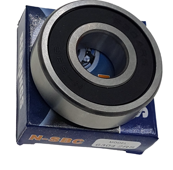 N-SBC Ball Bearing 6304 Two-sides Rubber Seal
