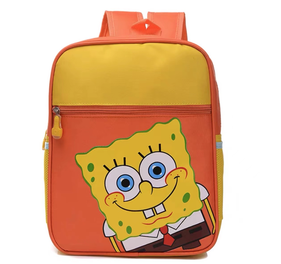School Bag Cartoon Character Canvas Backpack Cute Children's School Bags for Girls&Boys