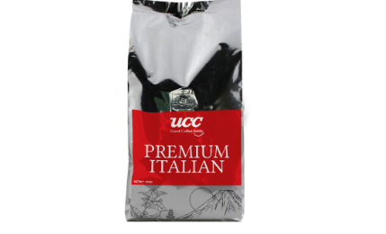 Ucc Premium Italian Roasted Whole Coffee Beans 500g