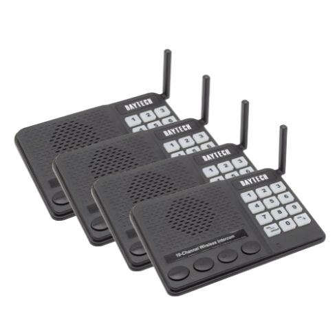 Daytech Wireless Intercom Radio Walkie-Talkie For Home With Speaker Multi-Channel Office System Ci02