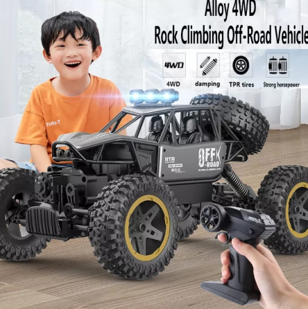 RC Car 1/16 Alloy 4WD Monster Truck Crawler 40MHz climbing Car 4x4 Bigfoot Remote Control Model