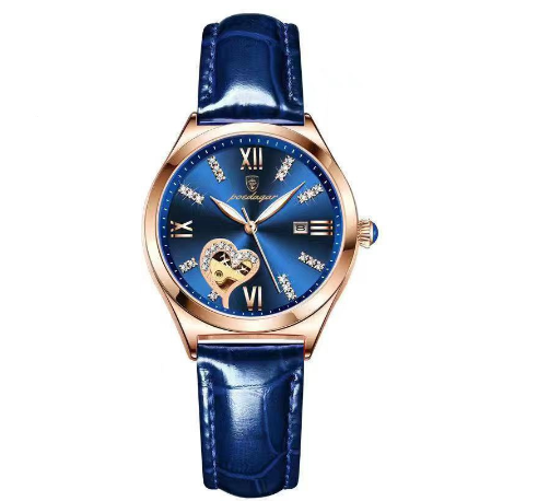 Binbond Original Luxury Stainless Steel Waterproof Luminous Ladies Watch Girls Fashion Calendar Female Wrist Watch F2