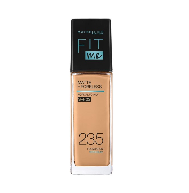 Maybelline Fit Me Matte+Poreless Liquid Foundation with SPF - 235 Pure Beige 30ML