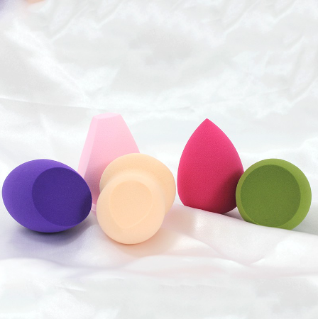KIMUSE Beauty Sponge Shape Blender Triple Cut Out for Foundation / Powder