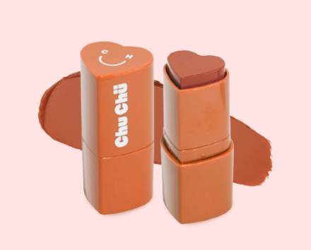 Chu chu Beauty Multiuse Heart Stick in Nude Biscuit