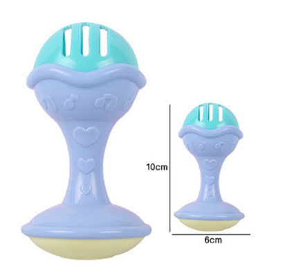 10 Pcs New Born Soft Teethers Rattels Toys Baby Accessories Soft Teething Stick Music Rattle Toy