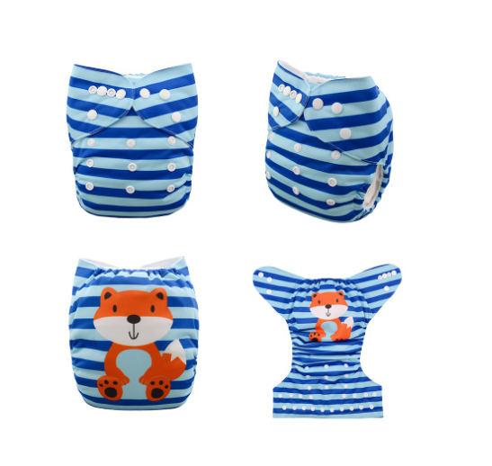 Alva Baby Cloth Diapers Washable Reusable Real Cloth Pocket Nappy Diaper Only D24