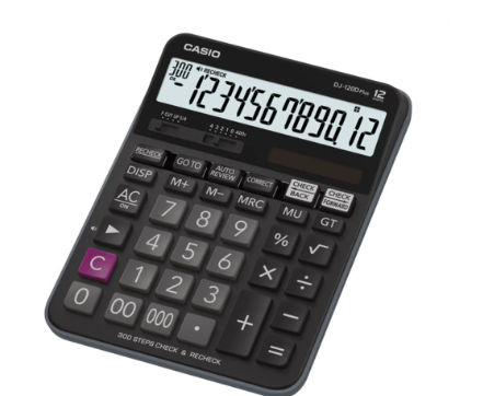 Casio Dj120d Plus Steps Check Calculator