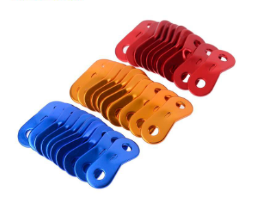 10Pcs Outdoor Camping Cord Runners Rope Tensioners Tent Guy Line Rope Tensioners