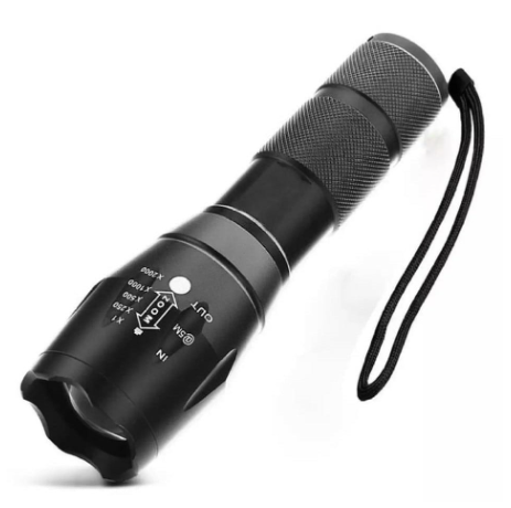Ultra Bright CREE XML T6 Led Zoom Flashlight Splashproof