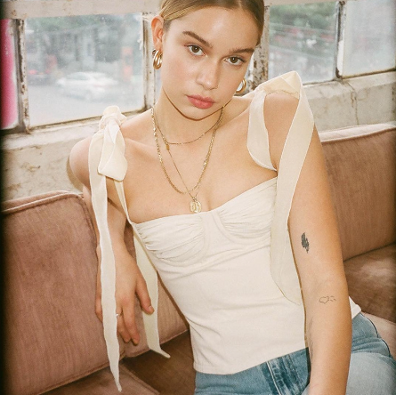 Tie Shoulder Tank Crop Top