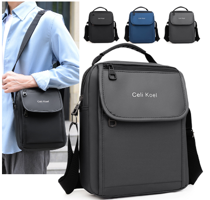 HH Fashion 2305# Men's Cross Bag Unisex Square Bag For Men Kroean Style